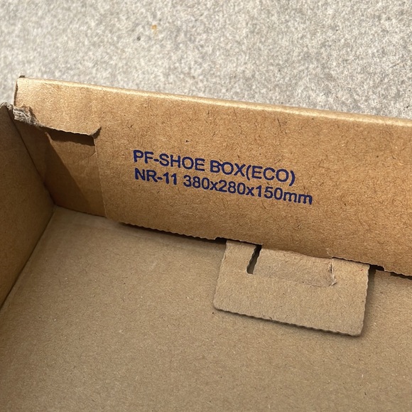 2 ASICS Empty Packaging Storage Dust Blue With Laces Backpack Plastic Bag & Box - Picture 6 of 11